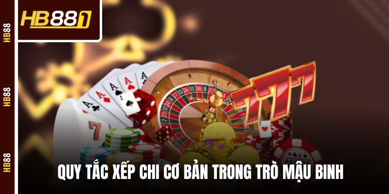 mau binh xep chi Quy tắc xếp chi cơ bản trong trò Mậu Binh